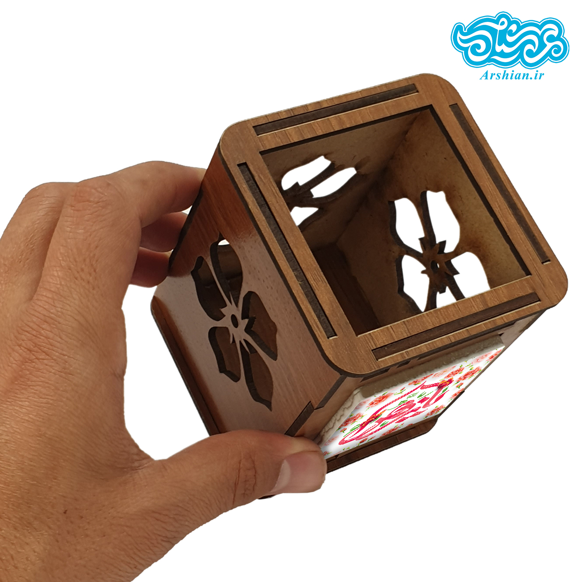 جاقلمی چوبی با کاشی طرح یا زهرا کد jf313