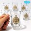 نیم لیوان دسته دار کمر باریک گلجام باطرح یا اباعبدالله الحسین (بسته 6 عددی)