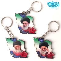 سرکلیدی چوبی نقشه ایران باتصویر شهدا