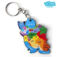 سرکلیدی چوبی نقشه ایران