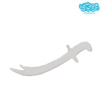 استیکر آینه ای پشت چسبدار با طرح ذوالفقار کدno03