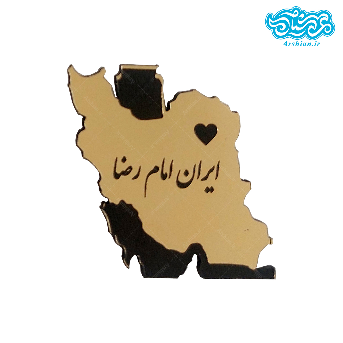 استیکر آینه ای پشت چسبدار با طرح ایران امام رضا (بسته 10 عددی) کدtl01