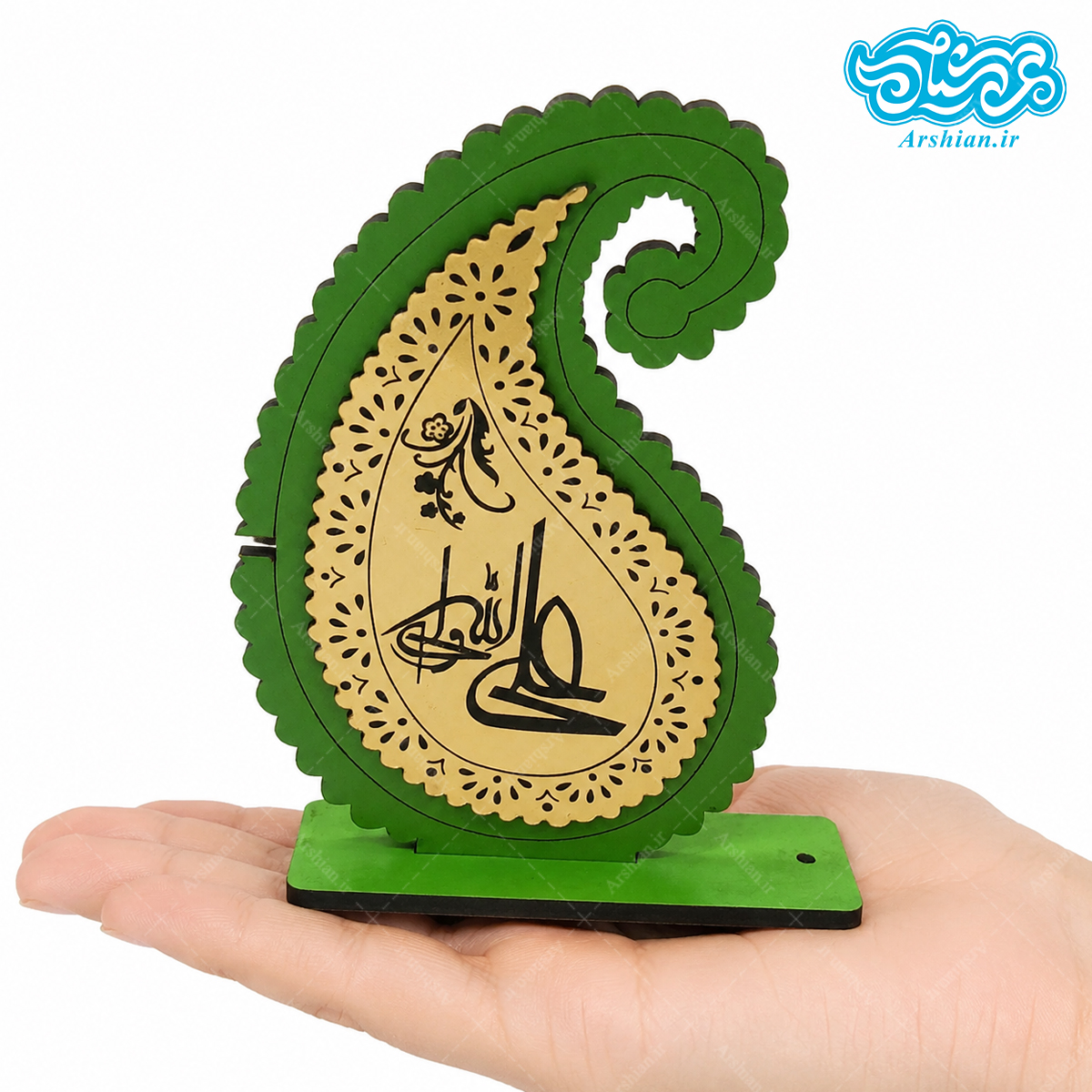 تندیس چوبی علی ولی الله طرح بته جقه fali06