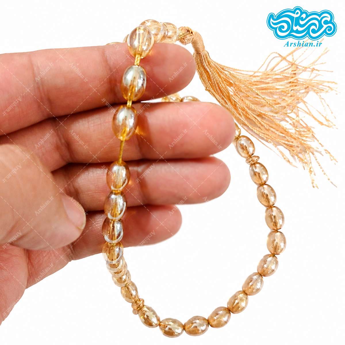 تسبیح شیشه ای 33تایی هلی کد T12SHG33