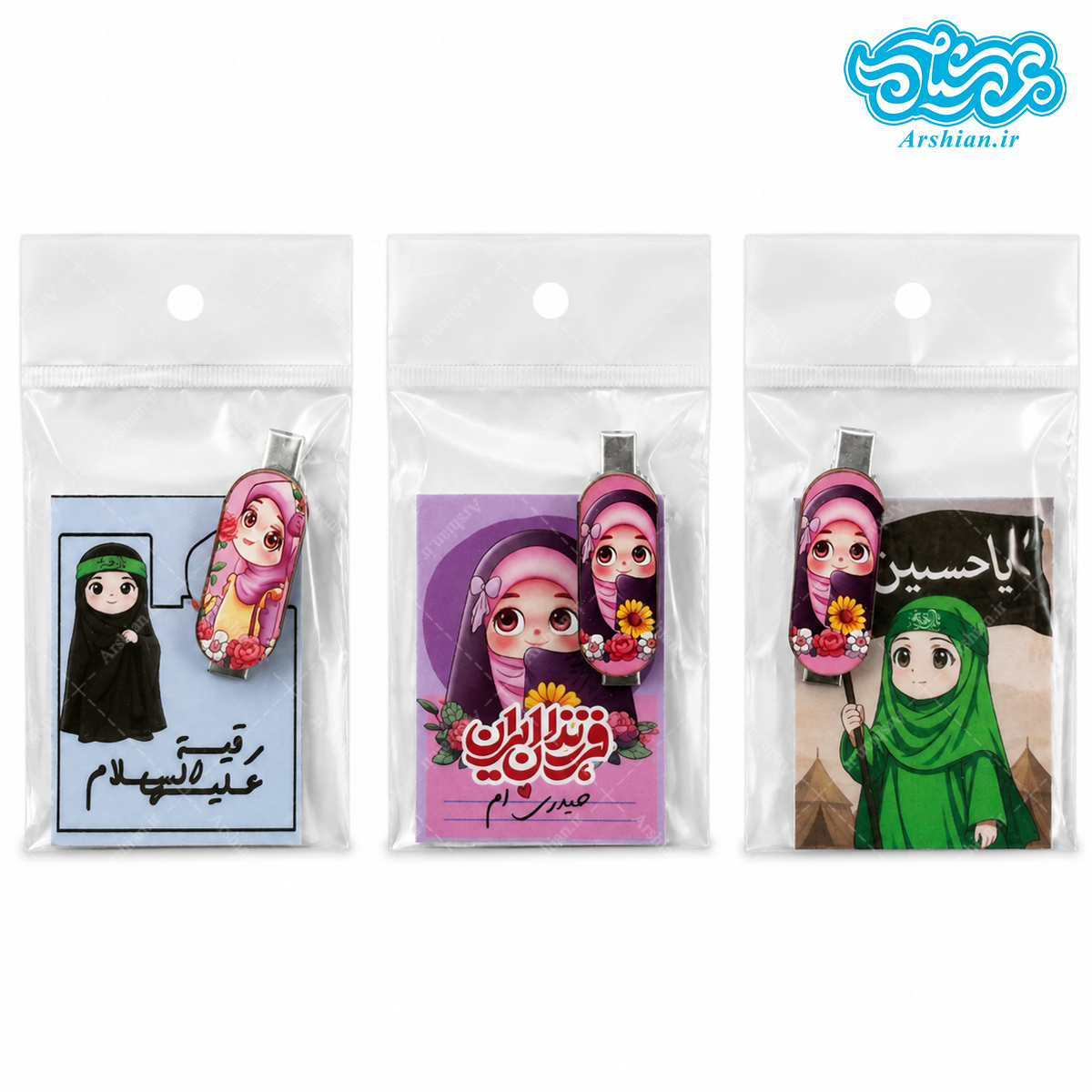 گیره مو نگار کارت دار