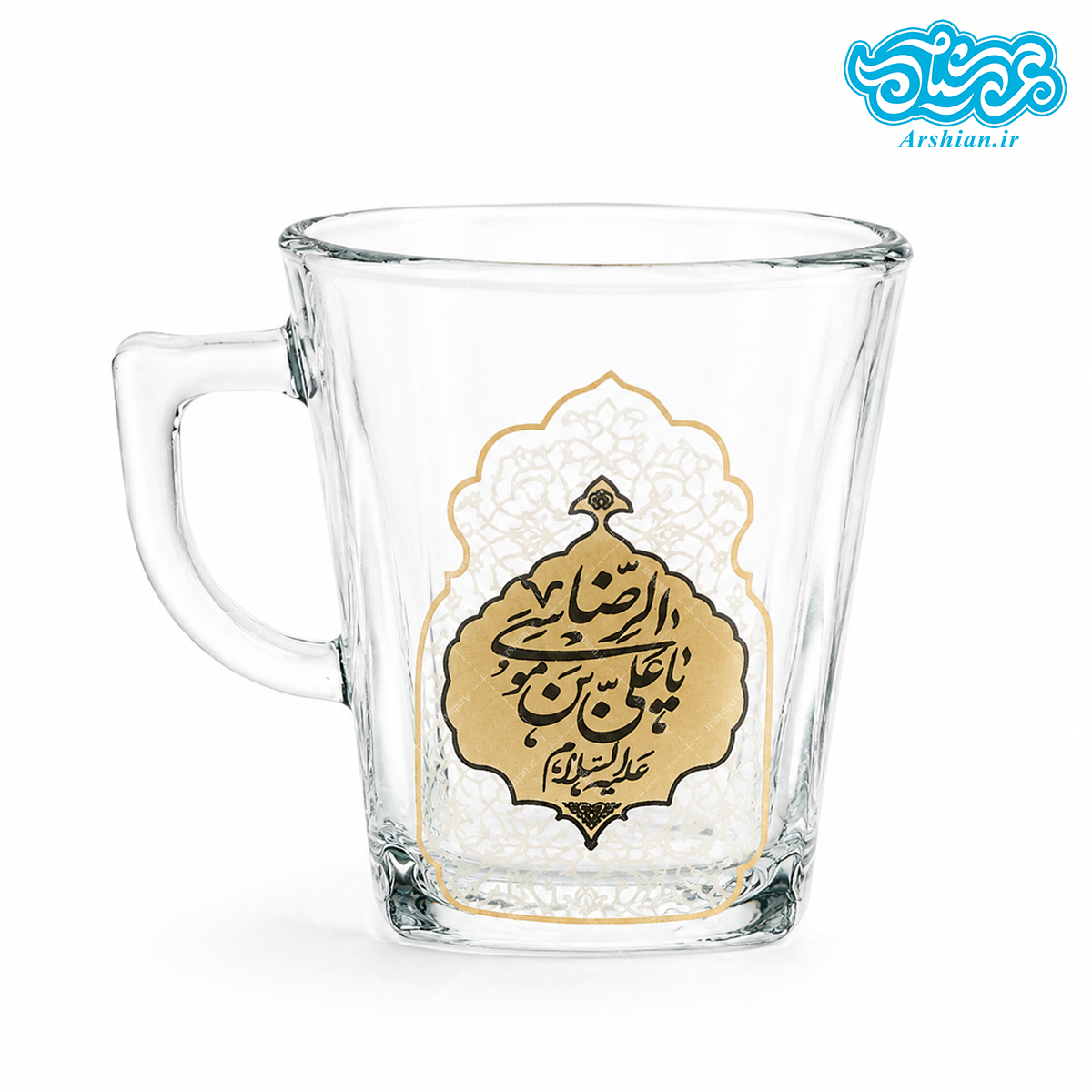 لیوان دسته دار مارشال باطرح یاعلی بن موسی الرضا (بسته 6 عددی)