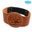بازوبند چرم طرح علی علیه السلام کد033