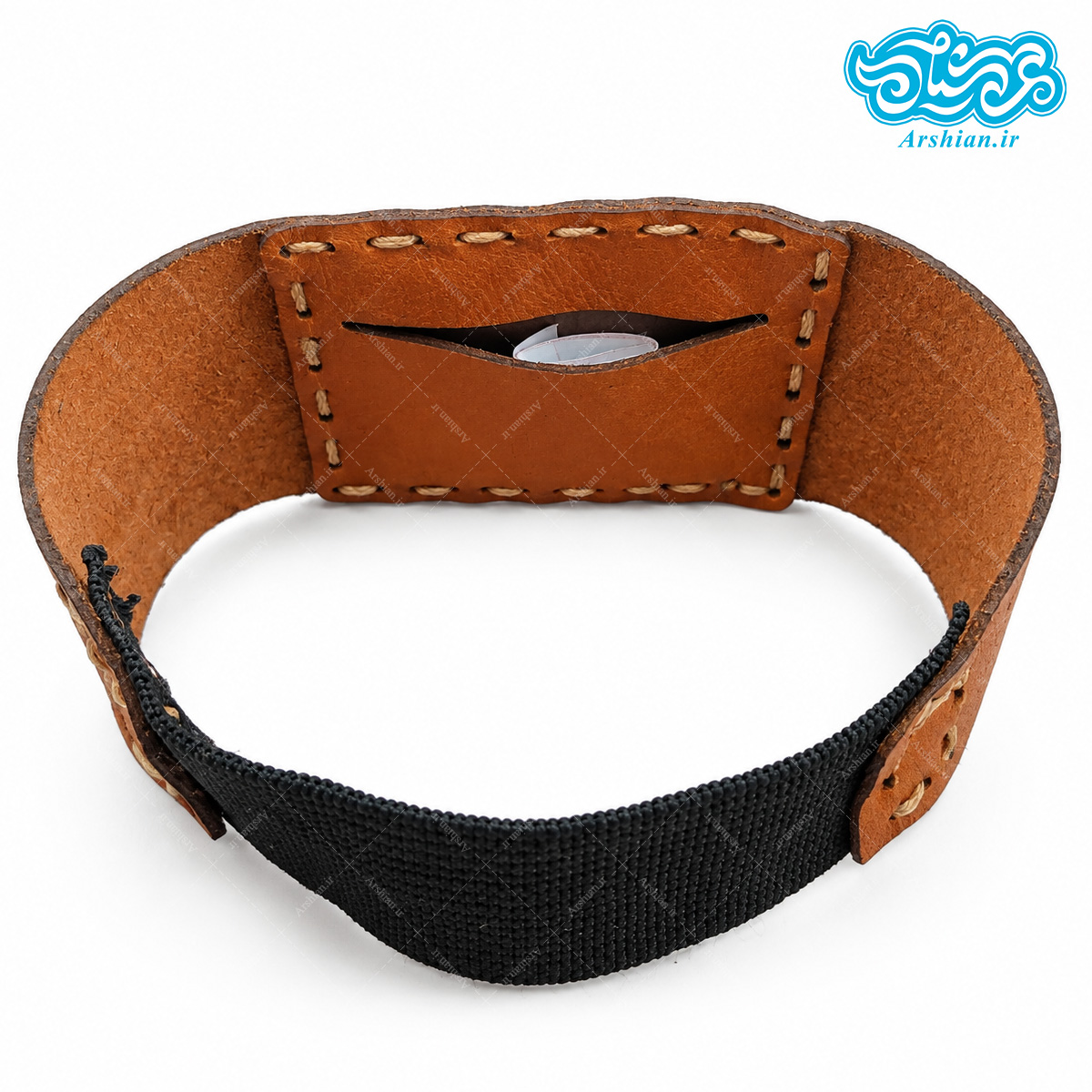 بازوبند چرم یافاطمه الزهرا طرح کد 035